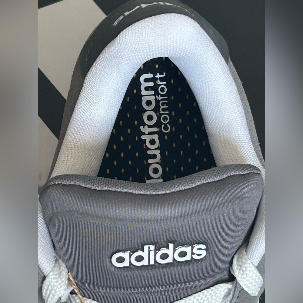 Adidas Men's Grand Court Alpha 00s Classic Gray and White Sneakers size 11 - Picture 9 of 12